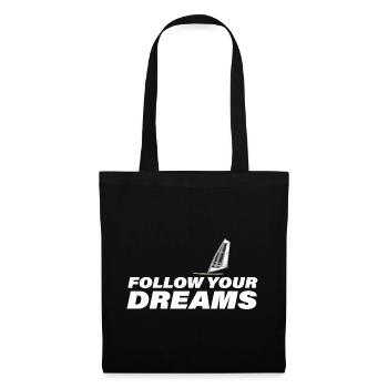 FOLLOW YOUR DREAMS - Tote Bag - black - Front