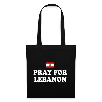 Pray for lebanon - Tote Bag - black - Front