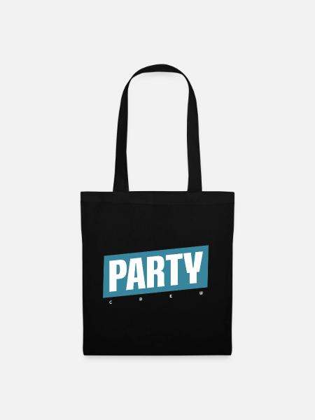 Party Crew - Stoffbeutel - Schwarz