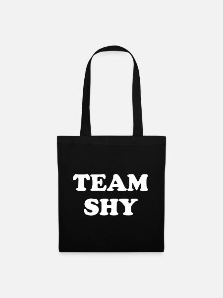 Team Shy - Stoffbeutel - Schwarz