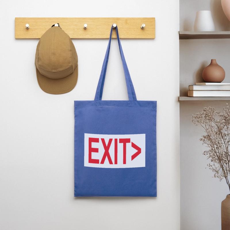 Exit / Exit / Emergency Exit Tote Bag