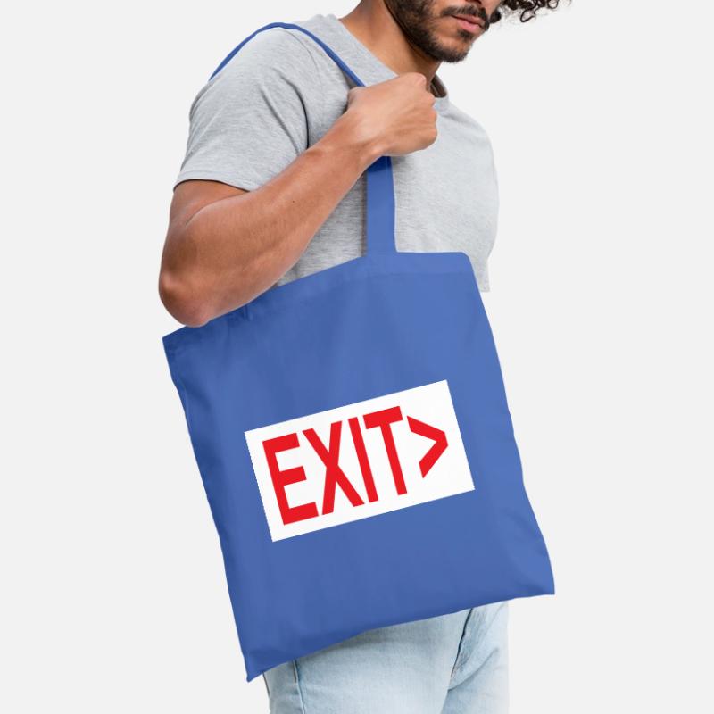 Exit / Exit / Emergency Exit Tote Bag