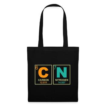 67 Tableau périodique de Sciences Drôle de Professeurs Drôles de Mème - Sac en tissu - noir - Devant