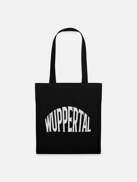 Wuppertal - Stoffbeutel - Schwarz
