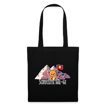 Swiss mountains, er, bears! cute Swiss bear - Tote Bag - black - Front