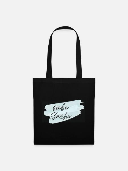 Septième chose - Sac en tissu - noir