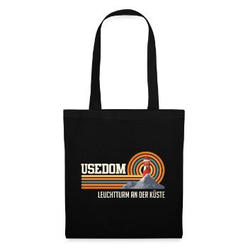 USEDOM LIGHTHOUSE ON THE COAST Fun - Tote Bag - black - Front