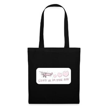 Love is in the air Vintage Rose Airy Love - Tote Bag - black - Front