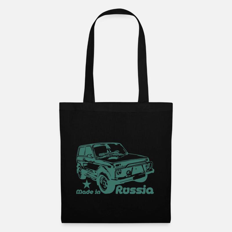 Lada Niva - Stoffbeutel - Schwarz