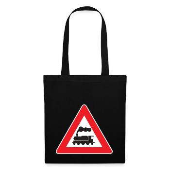 Train Attention - Tote Bag - black - Front