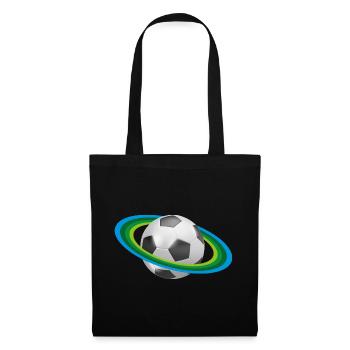 Le football, le soccer, - Sac en tissu - noir - Devant