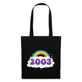 2003 Arc-en-ciel - Sac en tissu - noir - Devant