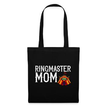 Circus Birthday Party Mama Theme Ringmaster - Tote Bag - black - Front