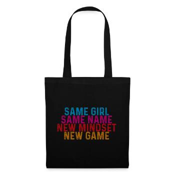 Same Girl Same Name New Mindset New Game 2 - Tote Bag - black - Front