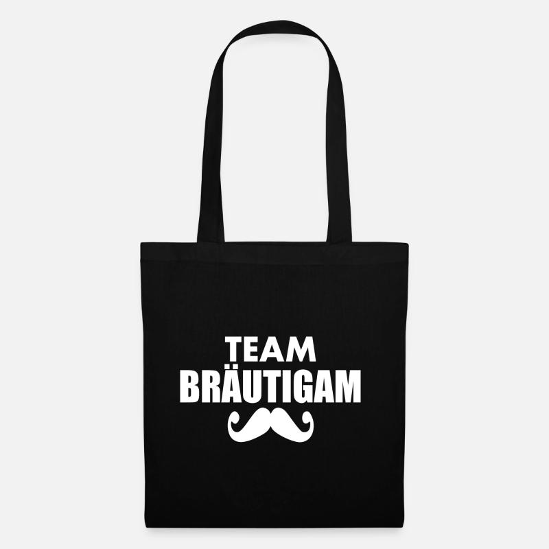 Team bräutigam - Stoffbeutel - Schwarz