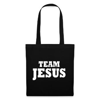 Team jesus - Tote Bag - black - Front