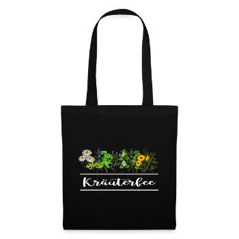 gärtner kräuterfee gartenarbeit garten - Stoffbeutel - Schwarz - Vorne