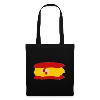 Spanien mein Land - Stoffbeutel - Schwarz - Vorne