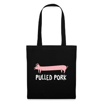 Pulled Pork - Stoffbeutel - Schwarz - Vorne