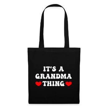 It's A Grandma Thing - Tote Bag - black - Front