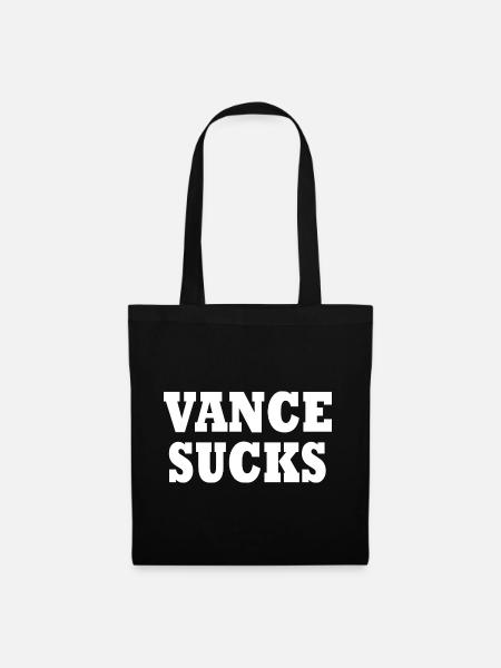 vance sucks - Stoffbeutel - Schwarz