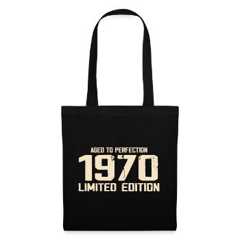 1970 Edition limitée 1970 Anniversaire 1970 Rétro - Sac en tissu - noir - Devant