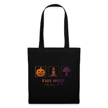 Autumn mood Halloween design - Tote Bag - black - Front