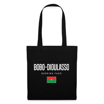 Bobo-Dioulasso Burkina Faso - Sac en tissu - noir - Devant