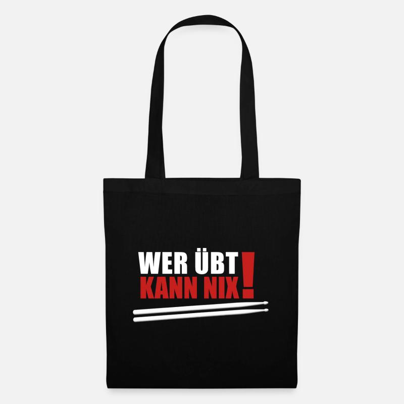 Who practices can't do anything - Tote Bag - black