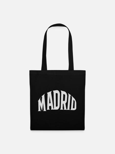 Madrid - Stoffbeutel - Schwarz