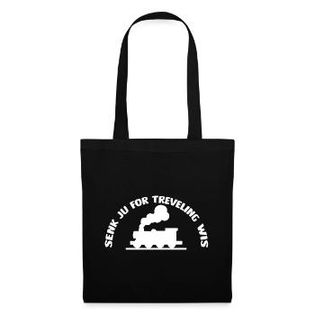 Senk ju for treveling wis der Eisenbahn - Tote Bag - black - Front