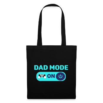 Dad-Modus an – Strong Dad Life Design - Stoffbeutel - Schwarz - Vorne