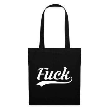 Fuck Retro Script - Tote Bag - black - Front
