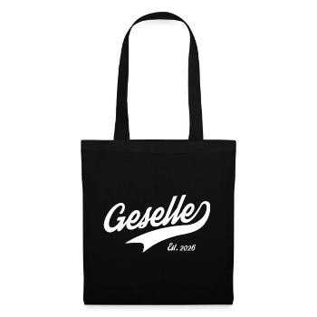 Geselle Est 2026 Gesellenprüfung Bestanden Prüfung - Stoffbeutel - Schwarz - Vorne