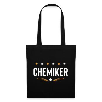 Chemiker Beruf - Stoffbeutel - Schwarz - Vorne