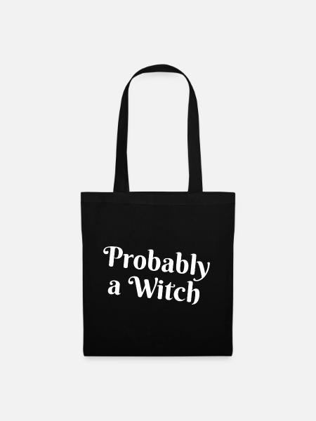 Probably Witch - Stoffbeutel - Schwarz