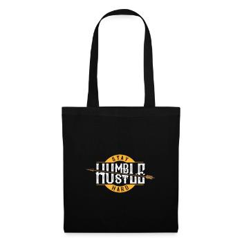Stay Humble Hustle Hard - Motivational Statement Job - Tote Bag - black - Front