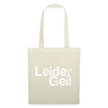 Leider Geil - Stoffbeutel - Natur - Vorne