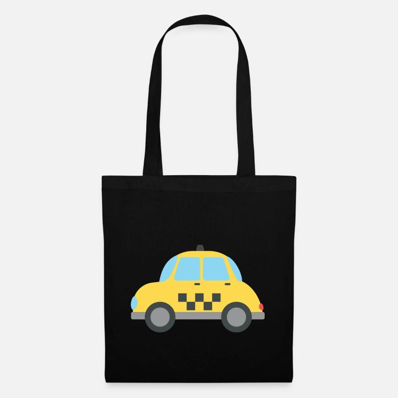 taxi - Stoffbeutel - Schwarz