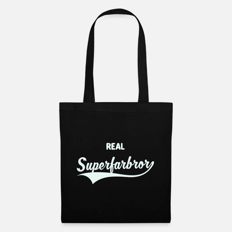 Real Superfarbror - Tote Bag - black