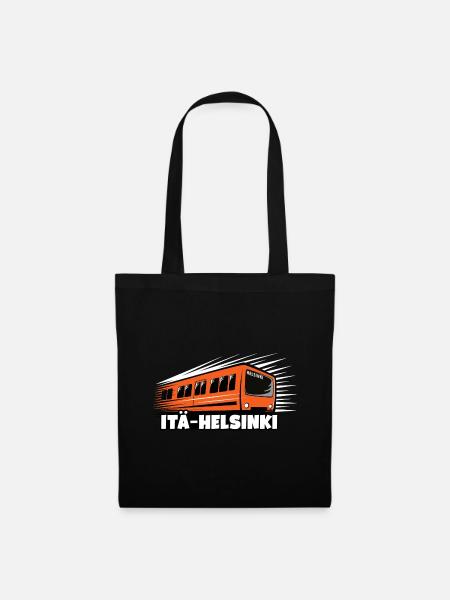 METRO ITÄ-HELSINKI T-Shirts, Hoodies, Geschenke, etc. - Stoffbeutel - Schwarz