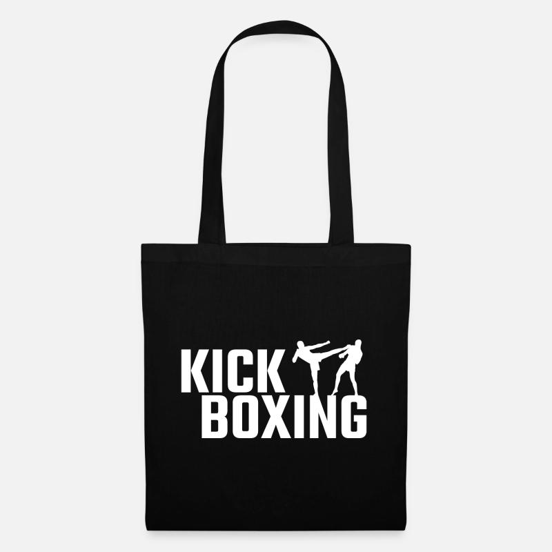 Kickboxing - Stoffbeutel - Schwarz