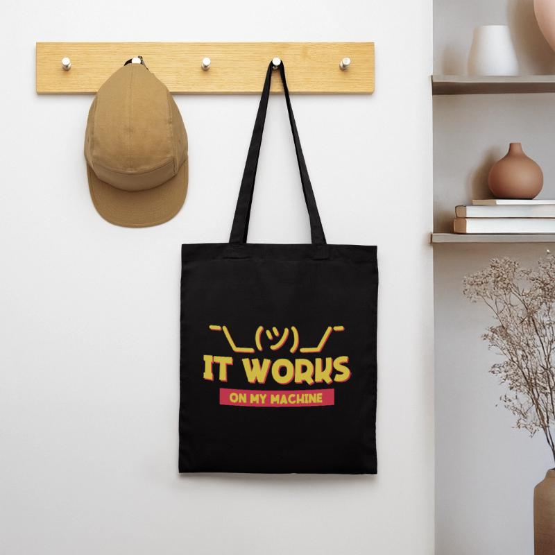 IT-Support und Programmierer-Witz für Coder Stoffbeutel