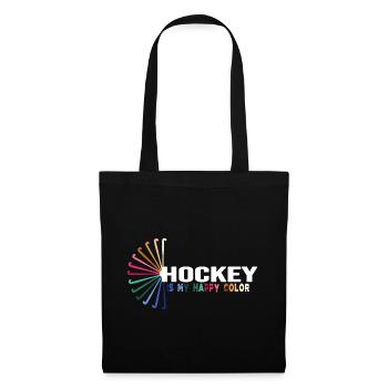 hockey feldhockey hockeysport fieldhockey - Stoffbeutel - Schwarz - Vorne