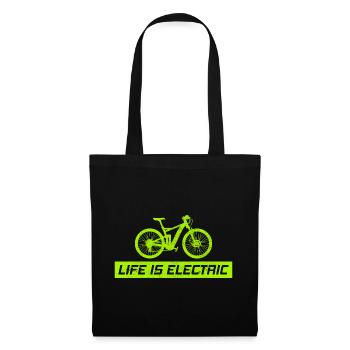 E-Bike Vélo électrique Vélo Cyclisme Biker VTT - Sac en tissu - noir - Devant