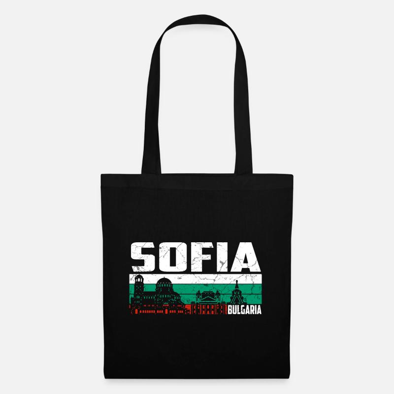 Sofia Bulgarien - Stoffbeutel - Schwarz