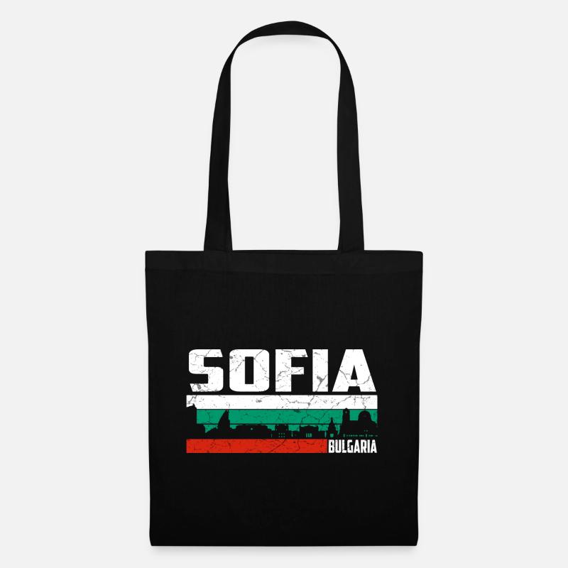 Sofia Bulgarien - Stoffbeutel - Schwarz