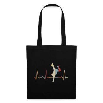 Heartbeat Breakdance - Sac en tissu - noir - Devant