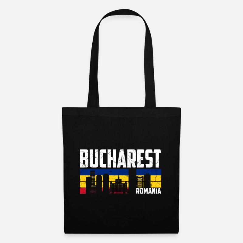 Bucharest Romania - Tote Bag - black