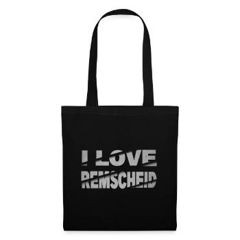 Remscheid Germany City Font Skyline I Love - Tote Bag - black - Front